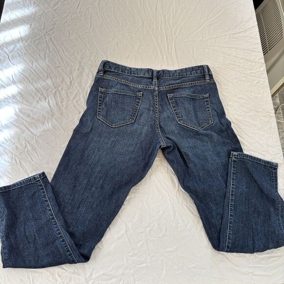 UNIQLO Size 24 Blue Jeans Good Condition Slim Fit Ankle Length - Picture 6 of 6